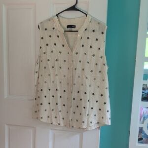 Kut From The Kloth Star-Patterned Sleeveless Top